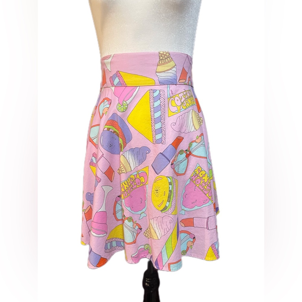 🍦💄Retrolicious Flair Mini Skirt 🍔🕶️